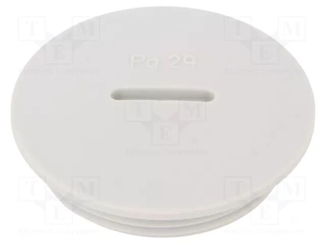 Stopper; PG29; IP54; polyamide; grey; V-N-FS; Thread: PG; 8mm HUMMEL HUMMEL-1251290011