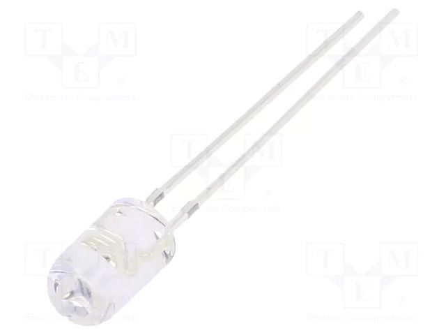 LED; green; 5mm; 25000÷30000mcd; 30°; Front: convex; 2.9÷3.4VDC OPTOSUPPLY OSG5GP5E31B