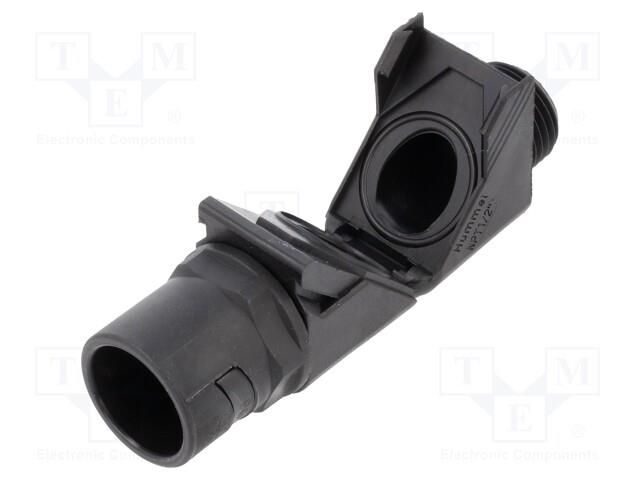 90° angled connector; Thread: inch,outside; polyamide; IP54 HUMMEL HUMMEL-1513121770