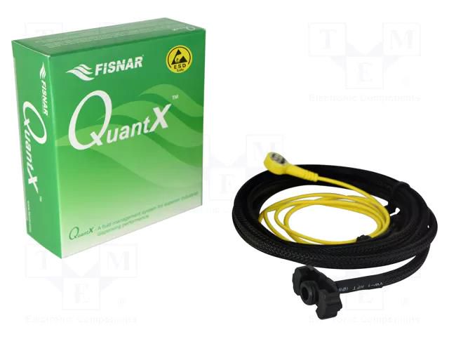 Syringe adapter; 5ml; black; for dispensers,for syringes; QuantX FISNAR FIS-ADAPQX-5-ESD