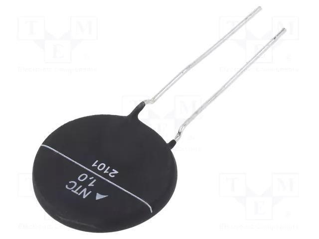 NTC thermistor; 1Ω; -55÷170°C; 6.7W; ±20%; THT; Pitch: 7.5mm EPCOS B57464S0109M000