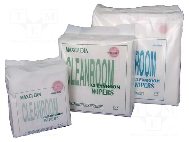 Cleaning cloth: cloth; dry; 300pcs; 230x230mm; cleanroom,cleaning EUROSTAT GROUP ERS-411001301