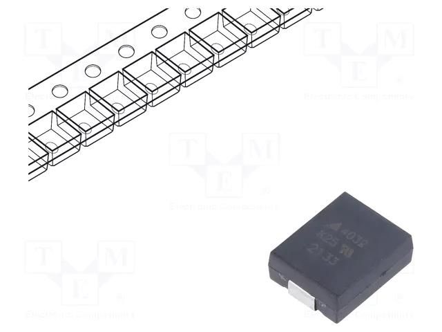Varistor: multilayer; SMD; 4032; 25VAC; 31VDC; 1.6J; 250A; 39V; 20mW EPCOS B72660M0250K072