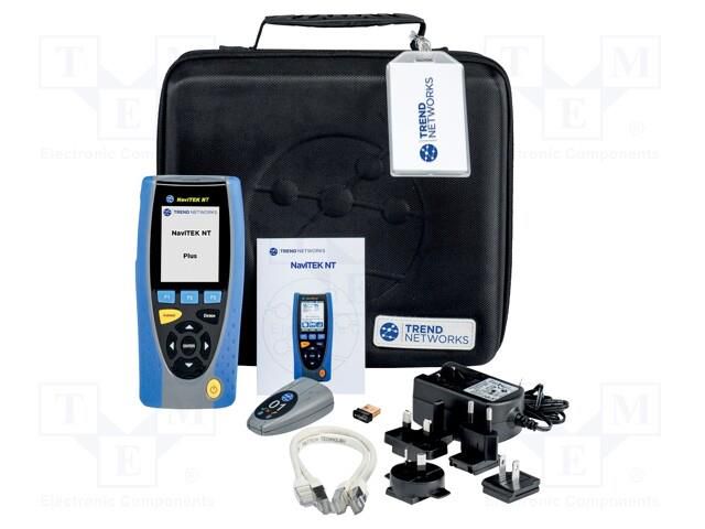 Tester: LAN network analyzer; LCD; Measured cable l: max.181m TREND NETWORKS TNET-R151005