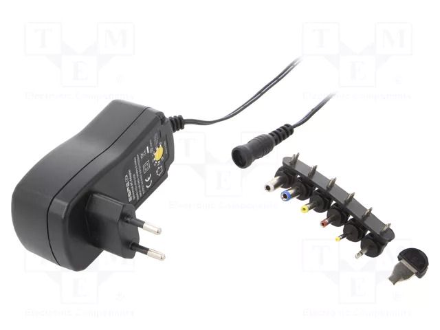 Power supply: switching; mains,universal,plug-in; 3VDC,; 2.25A ESPE ESPE-30UN-W2E-MP