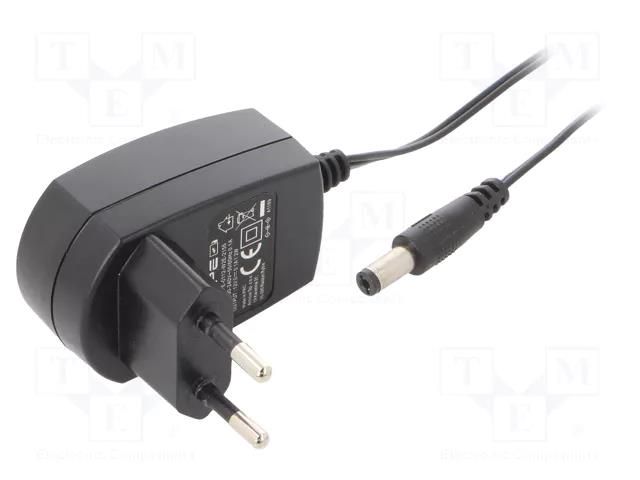 Power supply: switching; mains,plug-in; 12VDC; 0.1A; 1.2W; 61% ESPE ESPE0112W2E-2155