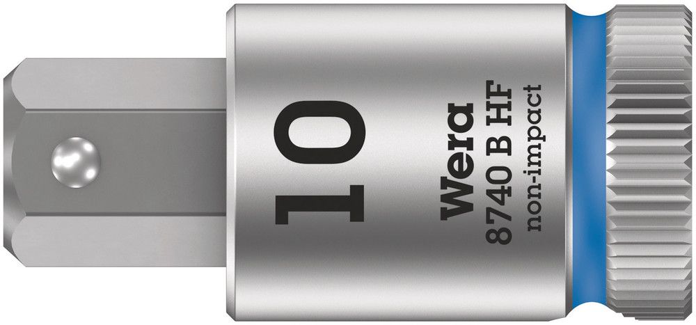8740 B HF Zyklop bit socket with holding function, 3/8" drive, 10.0x38.5, Wera 05003043001