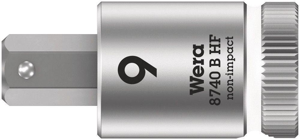 8740 B HF Zyklop bit socket with holding function, 3/8" drive, 9.0x38.5, Wera 05003041001