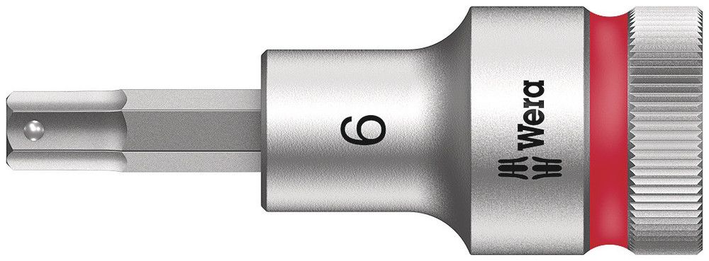 8740 C HF Zyklop bit socket with 1/2" drive with holding function, 6.0x60.0, Wera 05003822001