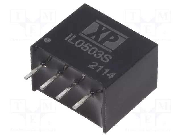 Converter: DC/DC; 2W; Uin: 5VDC; Uout: 3.3VDC; Iout: 400mA; SIP; THT XP POWER IL0503S