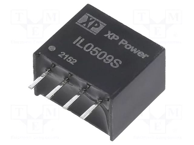 Converter: DC/DC; 2W; Uin: 5VDC; Uout: 9VDC; Iout: 222mA; SIP; THT; IL XP POWER IL0509S
