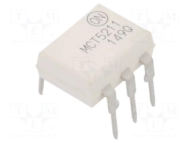 Optocoupler; THT; Ch: 1; OUT: transistor; Uinsul: 4.17kV; 150kbps ONSEMI MCT5211M
