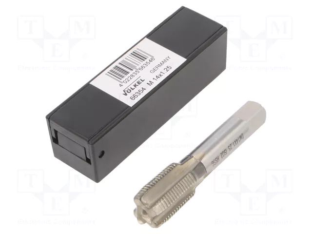 Tap; M14; 1.25; L: 70mm; Holder: machine; 9mm; Thread: fine thread VÖLKEL VOLKEL-66354