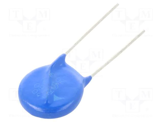 Varistor: metal-oxide; THT; 460VAC; 615VDC; 750V; 8000A; -40÷105°C EPCOS B72220S0461K101