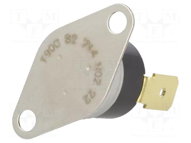 Sensor: thermostat; NO; Topen: 75°C; Tclos: 90°C; 10A; 240VAC; ±5°C HONEYWELL 2455R--00820714
