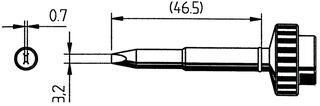 TIP, SOLDERING, LF-ERSADUR, PB-FREE 0612EDLF/SB