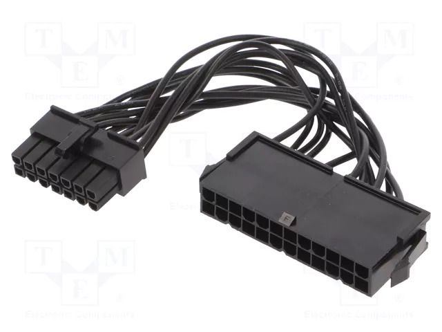 Cable: mains; 14pin male,ATX female 24pin; 0.1m AKYGA AK-CA-77