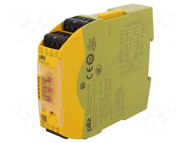 Module: safety relay; Usup: 48÷240VAC; Usup: 48÷240VDC; IN: 3; OUT: 4 PILZ PZ-750135