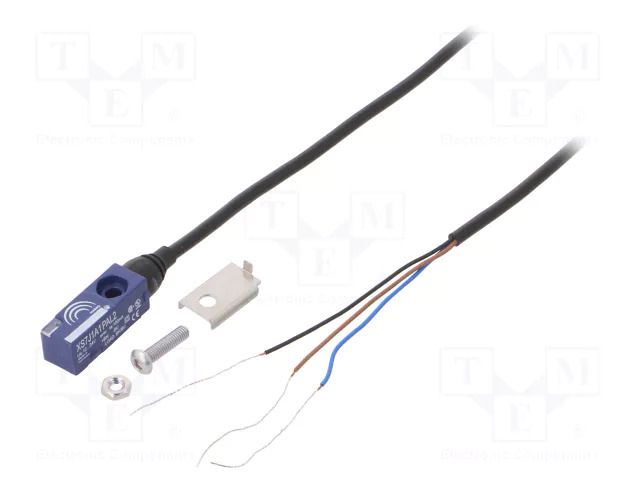 Sensor: inductive; 0÷2.5mm; PNP / NO; Usup: 12÷24VDC; 100mA; cables TELEMECANIQUE SENSORS XS7J1A1PAL2