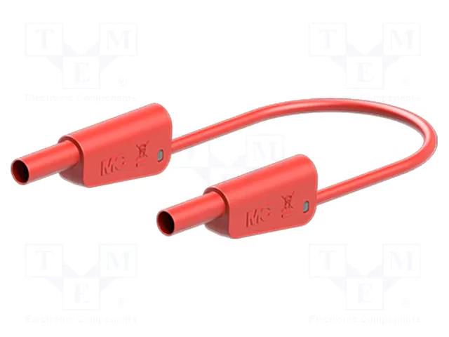 Test lead; 32A; banana plug 4mm,both sides; Urated: 1000V; Len: 1m STÄUBLI SLK-4A-S25-10022