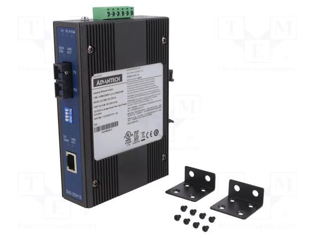 Media converter; ETHERNET/single-mode fiber; Number of ports: 2 ADVANTECH EKI-2541S