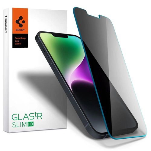 Spigen Glas.tR Slim Privacy Tempered Glass for iPhone 13 / 13 Pro / 14 / 16e, Spigen 8809811851304 8809811851304