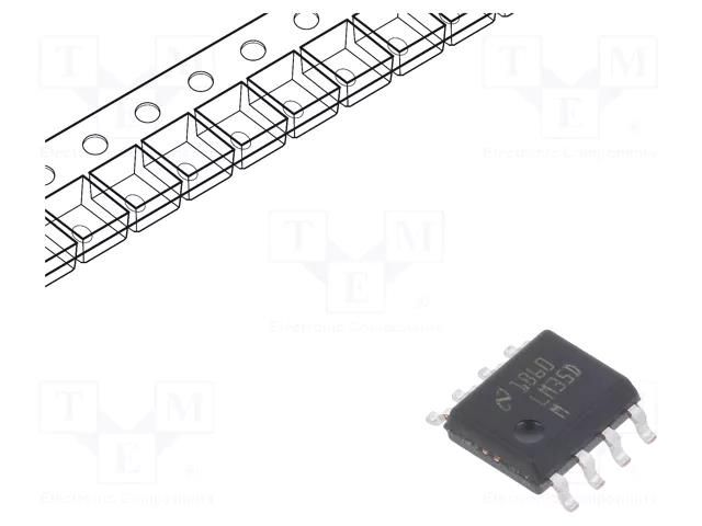 IC: temperature sensor; 0÷100°C; SO8; SMD; Interface: analog; 4÷30V TEXAS INSTRUMENTS LM35DMX/NOPB