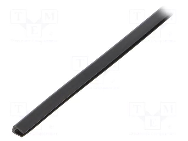 Hole and edge shield; polyetylene; L: 30.5m; black; H: 4.7mm; glued PANDUIT GES99F-A-C0