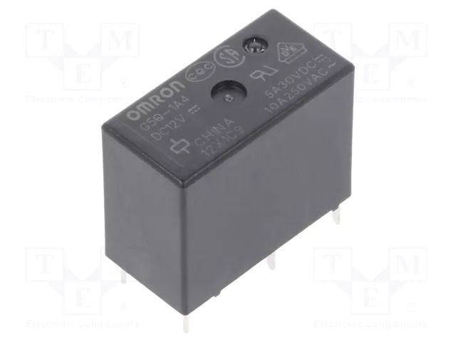Relay: electromagnetic; SPST-NO; Ucoil: 12VDC; Icontacts max: 5A OMRON Electronic Components G5Q-1A4-12DC