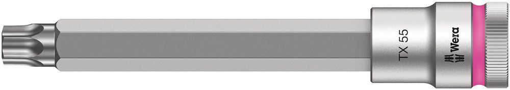 8767 C HF TORX® Zyklop bit socket with 1/2" drive with holding function, TX 55x140.0, Wera 05003857001