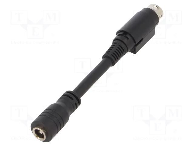 Adapter; Plug: straight; Input: 5,5/2,1; Out: KYCON KPPX-4P MEAN WELL DC-PLUG-P1J-R7B