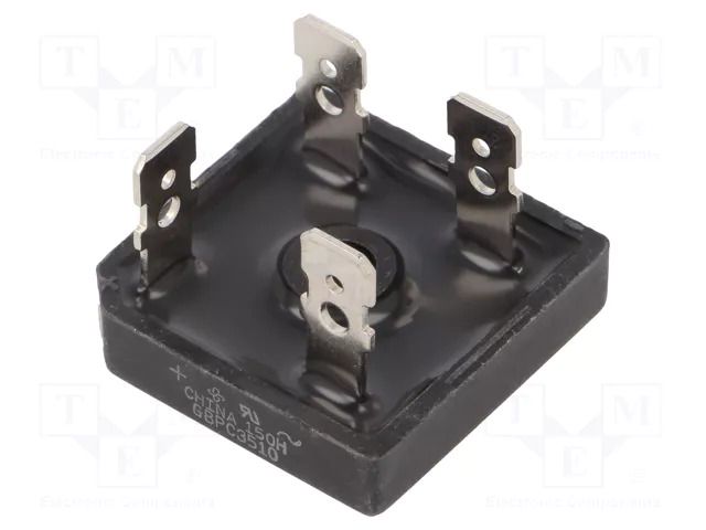Bridge rectifier: single-phase; Urmax: 1kV; Ufmax: 1.1V; If: 35A VISHAY GBPC3510-E4/51