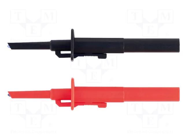 Probe accessories; black,red; 2pcs; Application: series TT-SI 50 TESTEC TT-SI-GR1