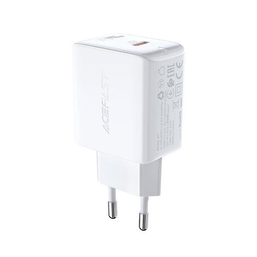 Acefast fast charger USB Type C 20W Power Delivery white (A1 EU white), Acefast 6974316280040 6974316280040