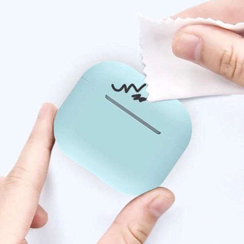 Case for AirPods 2 / AirPods 1 silicone soft cover for headphones white (case C), Hurtel 9145576238578 9145576238578