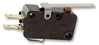 MICROSWITCH, 11A, LONG HINGE LEVER D3V-113-1C24