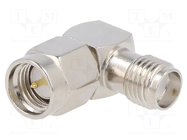 Coupler; socket; SMA male,SMA female; female; angled 90°; 50Ω LINX TECHNOLOGIES / TE Connectivity CONSMA010