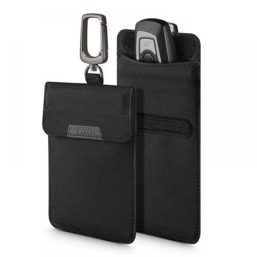 Anti-theft Spigen Pouch Keyless RFID Signal Blocker - black, Spigen 8809811854022 8809811854022