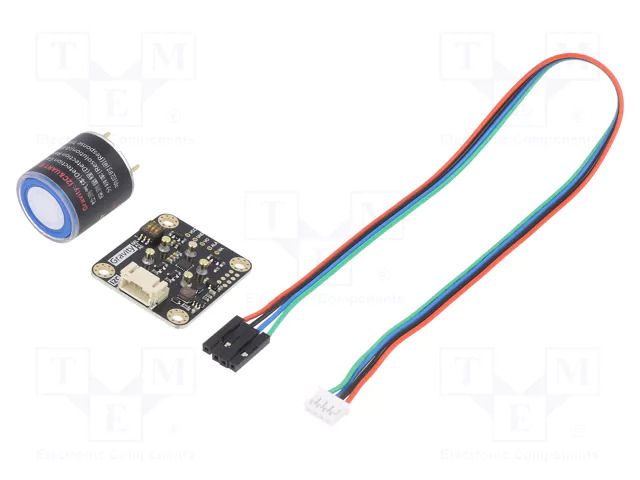 Sensor: gas level; ozone (O3); electrochemical; Gravity,I2C,UART DFROBOT DF-SEN0472