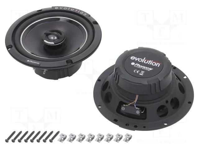 Car loudspeakers; tweeter,woofer; 165mm; 120W; 55Hz÷20kHz; 4Ω PHONOCAR PHONOCAR-02616