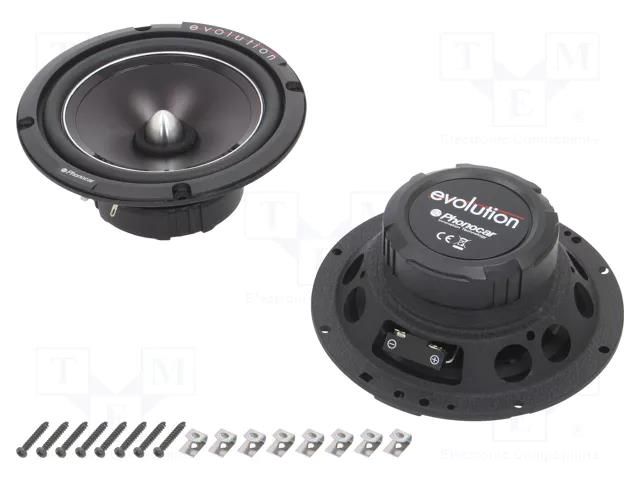 Car loudspeakers; woofer; 165mm; 140W; 70÷6500Hz; 4Ω PHONOCAR PHONOCAR-02625