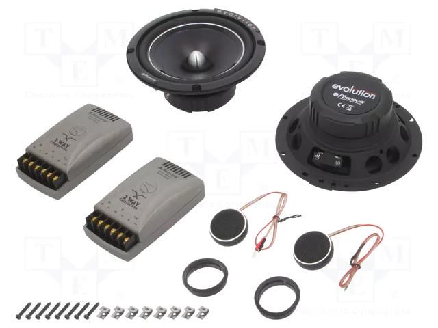 Car loudspeakers set; tweeter,woofer; 165mm; 140W; 70Hz÷20kHz; 4Ω PHONOCAR PHONOCAR-02687