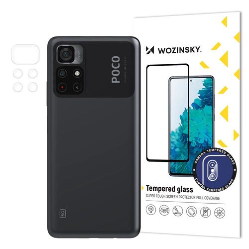 Wozinsky Camera Glass 9H Full Camera Tempered Glass for Xiaomi Poco M4 Pro 5G Camera, Wozinsky 5907769319303 5907769319303