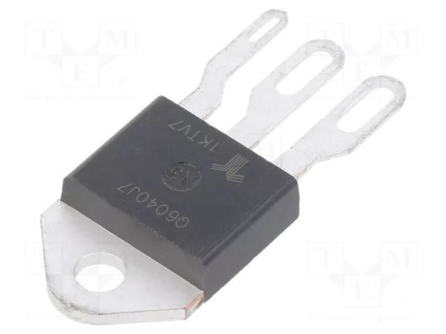 Triac; 600V; 40A; TO218X; Igt: 100mA; Ifsm: 335A; alternistor LITTELFUSE Q6040J7TP-LF