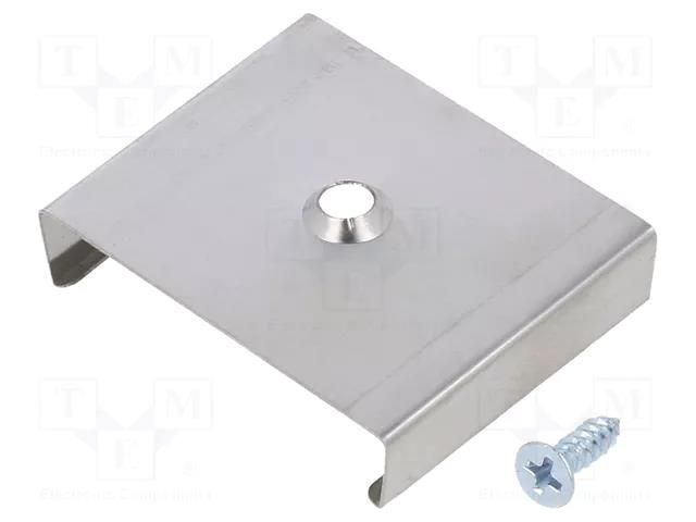 Holder U9; natural; 20pcs; stainless steel TOPMET TOP.V4850019