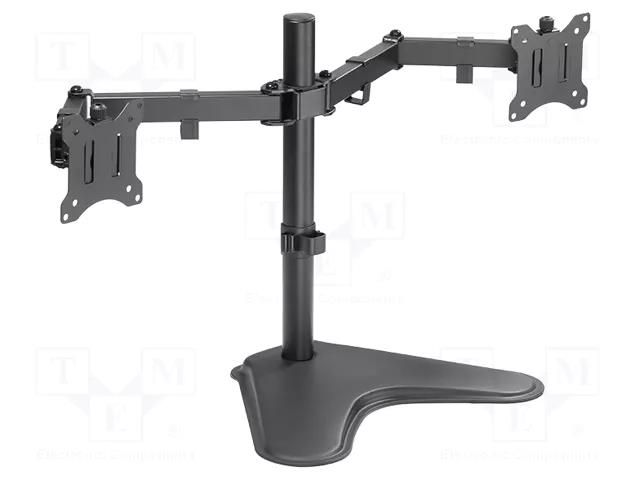 Monitor holder; 8kg; 17÷32"; Arm len: 390mm; for two monitors LOGILINK BP0099