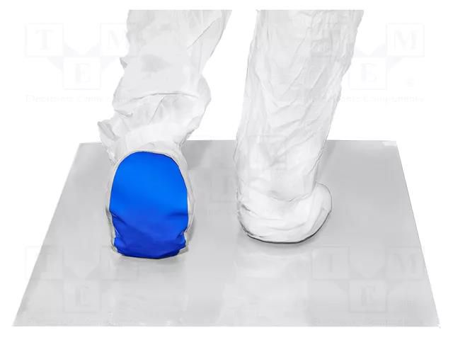 Mat: floor; contamination control; Thk: 1.35mm; white; W: 661mm ANTISTAT ATS-600-4003