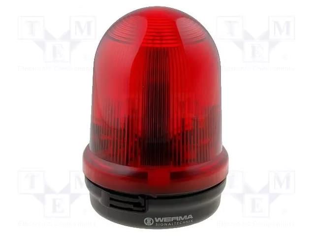 Signaller: lighting; continuous light; red; 826; 12÷240VDC; IP65 WERMA 82610000