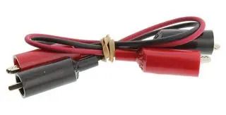 TEST LEAD SET, BLACK, RED, 304.8MM 629