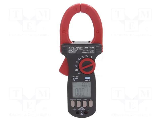 Meter: multifunction; VAC accuracy: ±(1.2%+5digit); 10÷1999Hz BRYMEN BM198PV